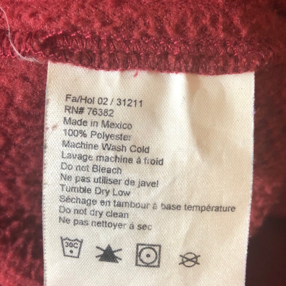 Timberland Rust V-Neck Pullover Size M - Picture 7 of 7